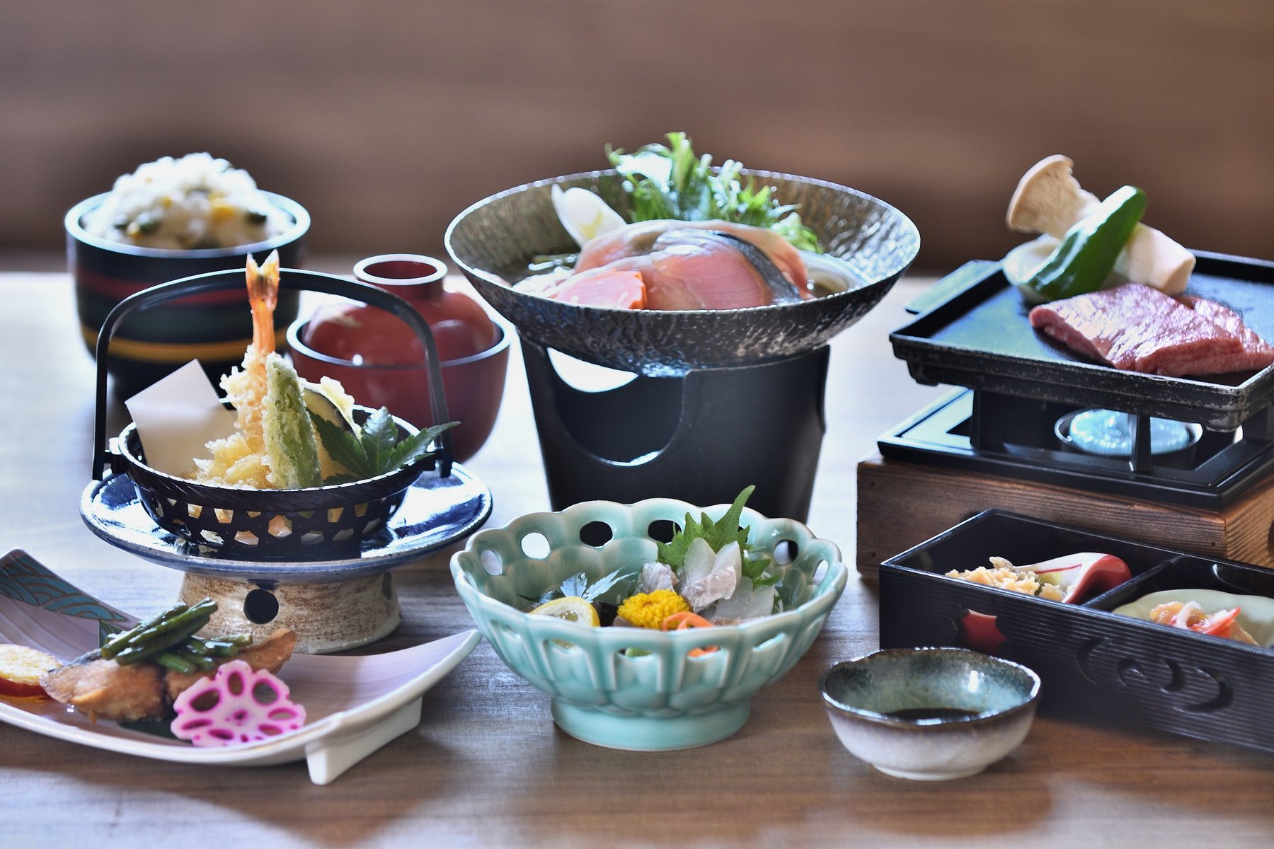 会席のお膳