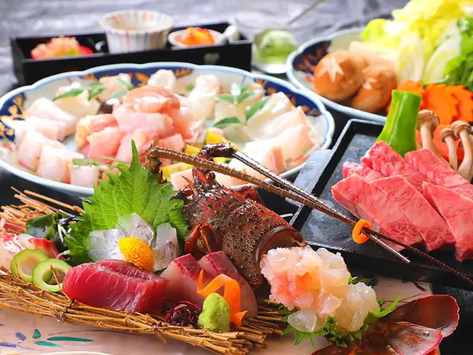 松林の会席料理